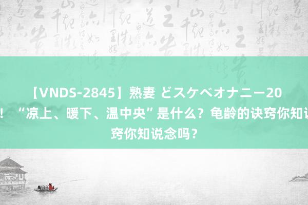 【VNDS-2845】熟妻 どスケベオナニー20連発！！ “凉上、暖下、温中央”是什么？龟龄的诀窍你知说念吗？