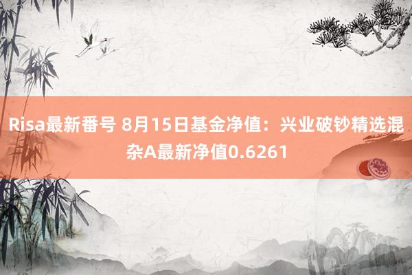 Risa最新番号 8月15日基金净值：兴业破钞精选混杂A最新净值0.6261