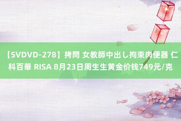 【SVDVD-278】拷問 女教師中出し拘束肉便器 仁科百華 RISA 8月23日周生生黄金价钱749元/克