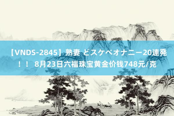 【VNDS-2845】熟妻 どスケベオナニー20連発！！ 8月23日六福珠宝黄金价钱748元/克